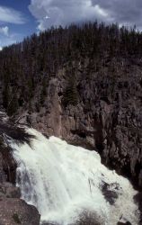 Gibbon Falls during spring run off Image