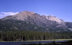 Cache Lake and Electric Peak Image