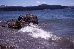 Yellowstone Lake as seen from Storm Point Image