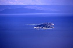 Yellowstone Lake & Stevenson Island as seen from Elephant Back trail Image