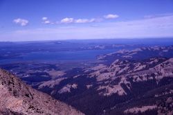 Yellowstone Lake as seen from Colter Peak Image