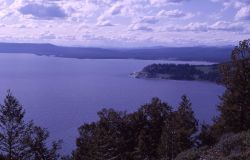 Yellowstone Lake as seen from Steamboat Point Image