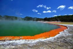 Champagne Pool, North Island, New Zealand Image