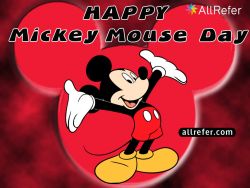 Happy Birthday Mickey Mouse - Happy Mickey Mouse Day Photo